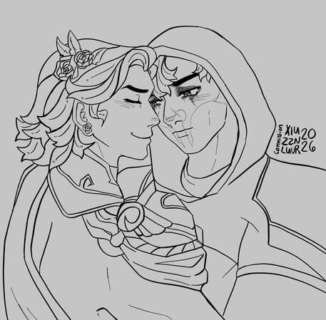 2 Chara Bust Lineart